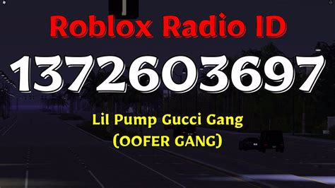 gucci gang roblox id clean|lil pump gucci gang song id.